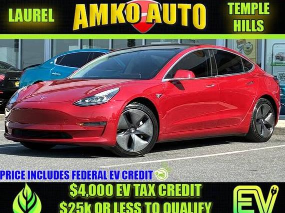 TESLA MODEL 3 2018 5YJ3E1EA1JF049295 image